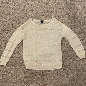 H&M Cream Sweater Small